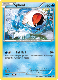 Spheal - pokemon TCG Card