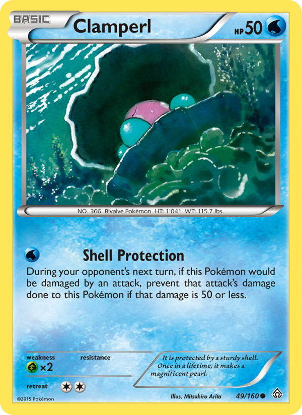 Clamperl - Pokémon TCG Card
