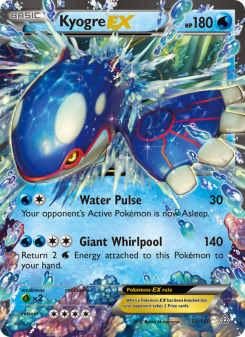 Kyogre EX - pokemon TCG Card