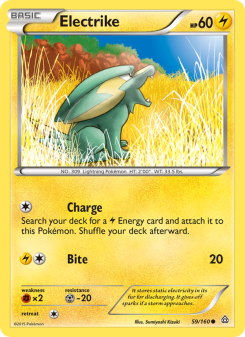 Electrike - pokemon TCG Card