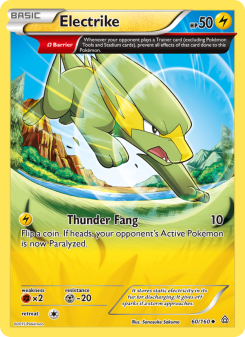 Electrike - pokemon TCG Card