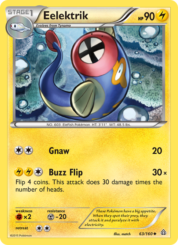 Eelektrik - Pokémon TCG Card