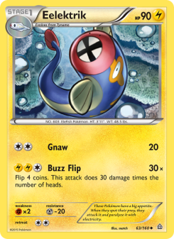 Eelektrik - pokemon TCG Card
