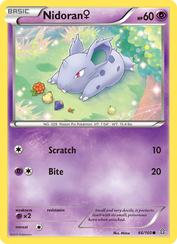 Nidoran♀ - Pokémon TCG Card