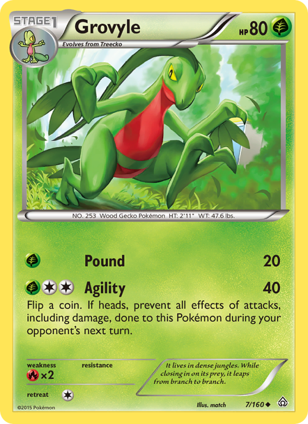Grovyle - Pokémon TCG Card