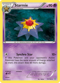 Starmie - pokemon TCG Card
