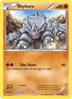 Rhyhorn - pokemon TCG Card