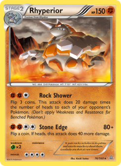 Rhyperior - pokemon TCG Card
