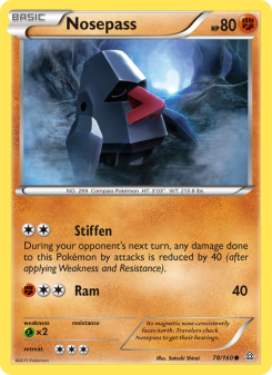 Nosepass - pokemon TCG Card