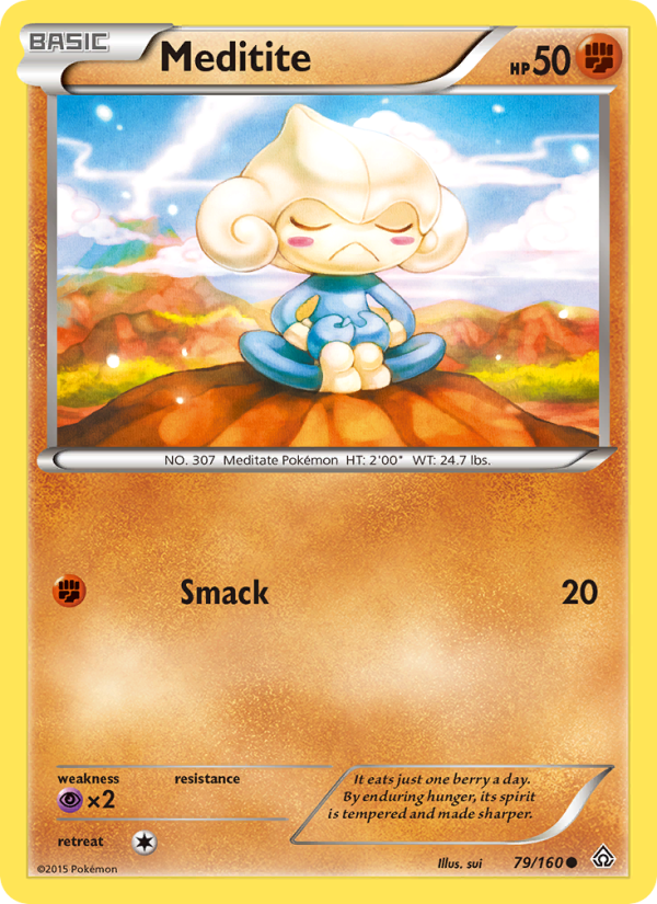 Meditite - Pokémon TCG Card