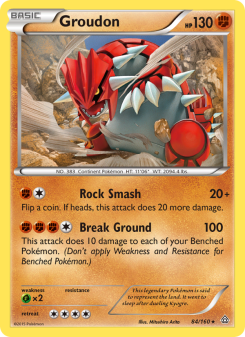 Groudon - pokemon TCG Card