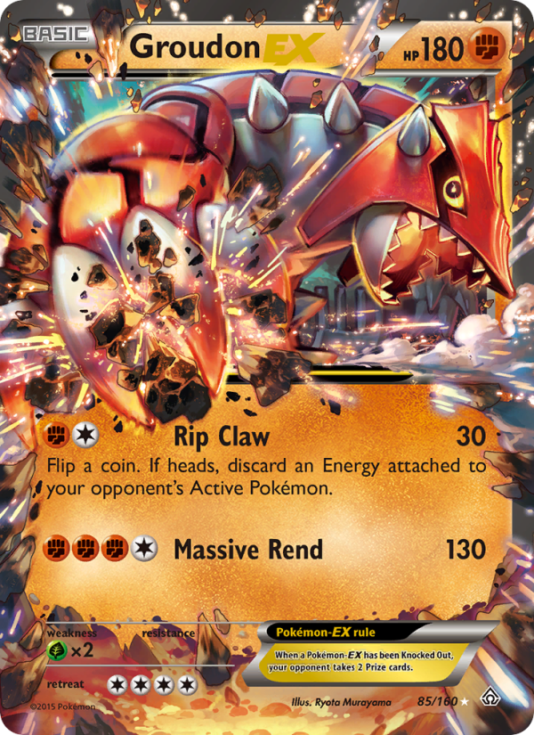 Groudon EX - Pokémon TCG Card