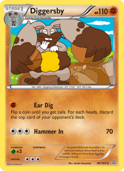 Diggersby - pokemon TCG Card