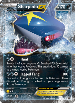 Sharpedo EX - pokemon TCG Card