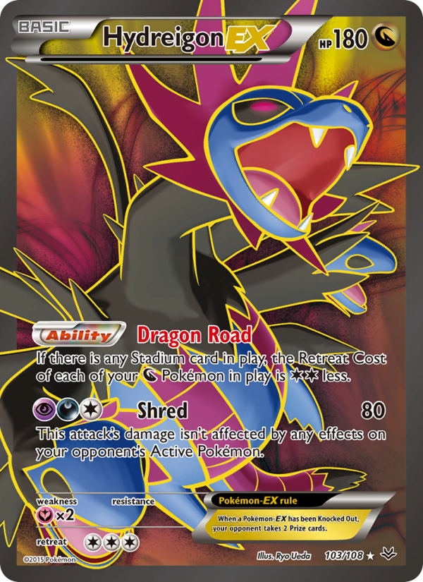 Hydreigon EX - Pokémon TCG Card