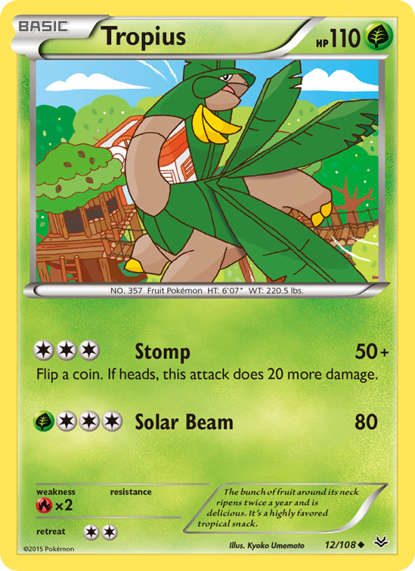 Tropius - Pokémon TCG Card