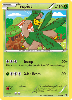 Tropius - pokemon TCG Card