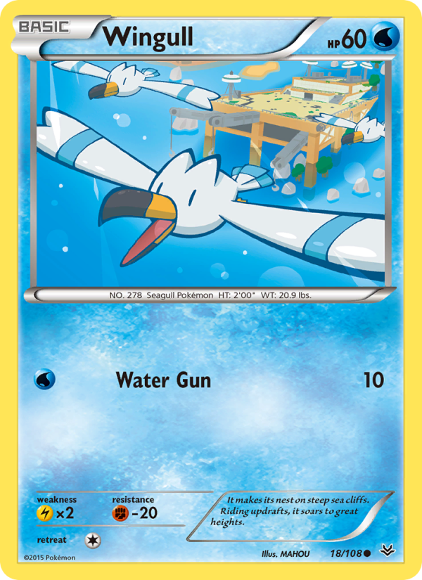 Wingull - Pokémon TCG Card