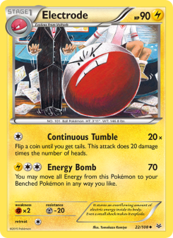 Electrode - pokemon TCG Card