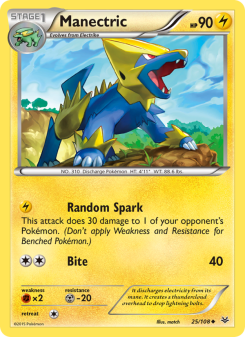 Manectric - pokemon TCG Card