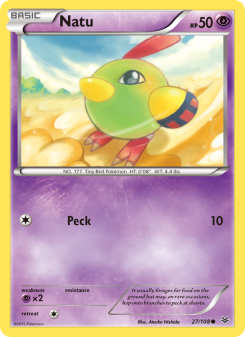Natu - pokemon TCG Card