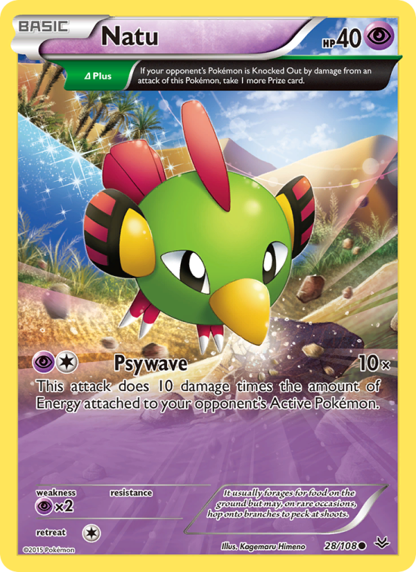 Natu - Pokémon TCG Card