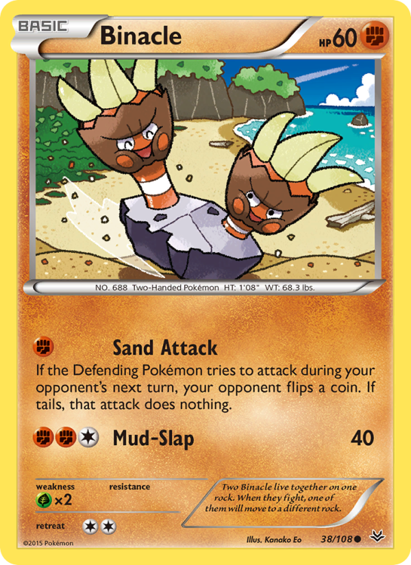 Binacle - Pokémon TCG Card