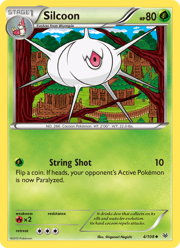 Silcoon - Pokémon TCG Card