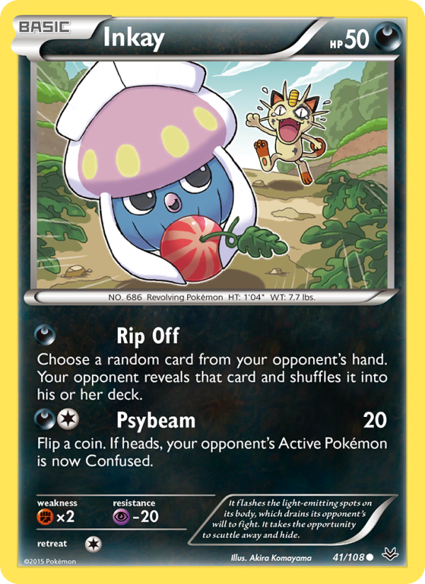Inkay - Pokémon TCG Card