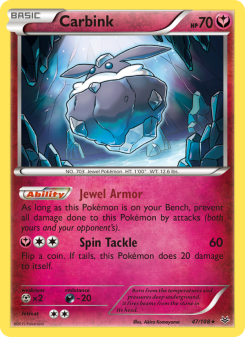 Carbink - pokemon TCG Card