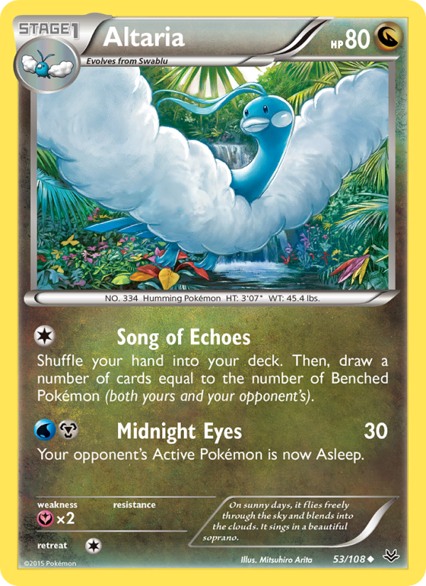 Altaria - Pokémon TCG Card