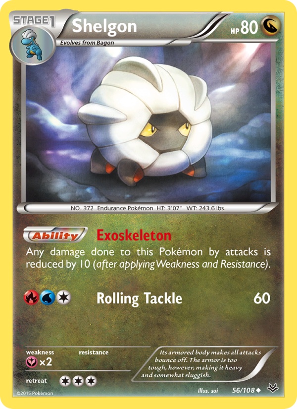 Shelgon - Pokémon TCG Card