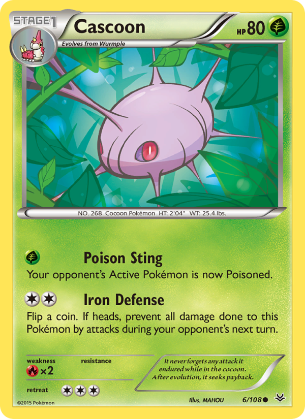 Cascoon - Pokémon TCG Card