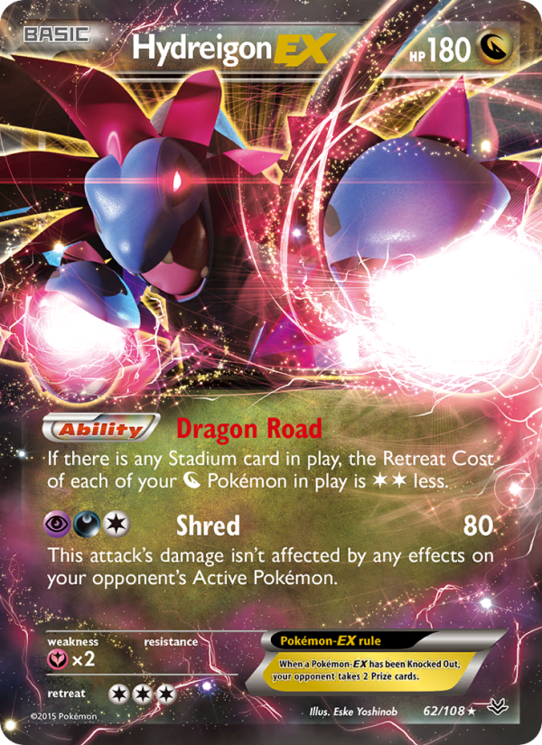 Hydreigon EX - Pokémon TCG Card
