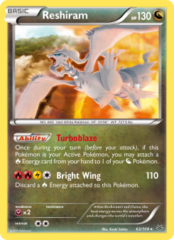 Reshiram - pokemon TCG Card