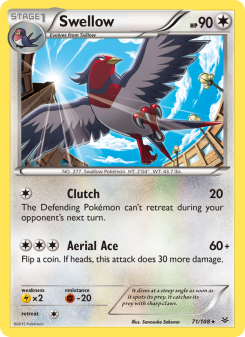 Swellow - pokemon TCG Card
