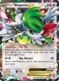 Shaymin EX - pokemon TCG Card