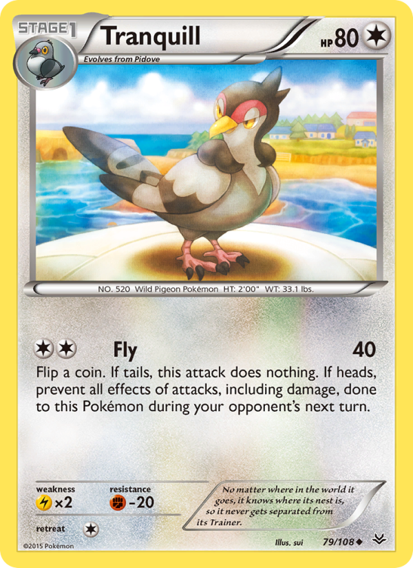 Tranquill - Pokémon TCG Card