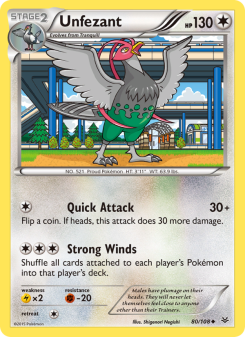 Unfezant - pokemon TCG Card