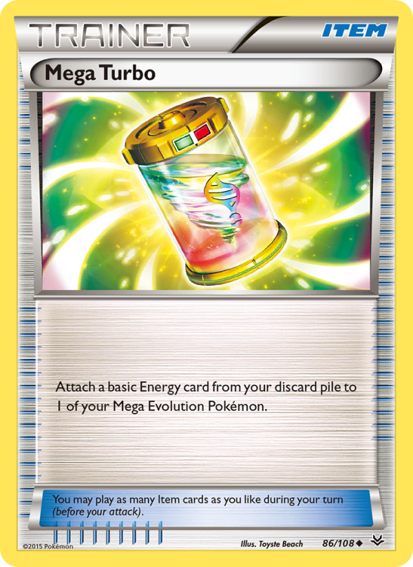 Mega Turbo - Pokémon TCG Card
