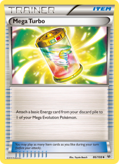 Mega Turbo - pokemon TCG Card