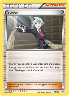 Steven - pokemon TCG Card