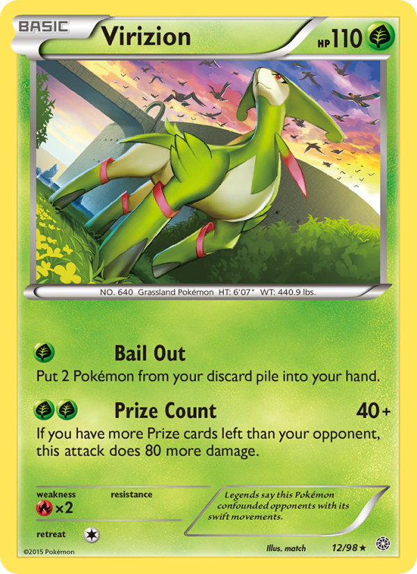 Virizion - Pokémon TCG Card