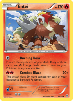 Entei - pokemon TCG Card