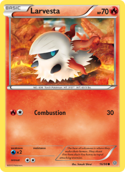 Larvesta - pokemon TCG Card