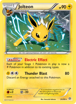 Jolteon - pokemon TCG Card