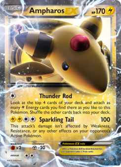Ampharos EX - pokemon TCG Card