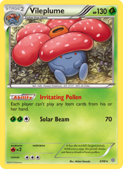 Vileplume - pokemon TCG Card