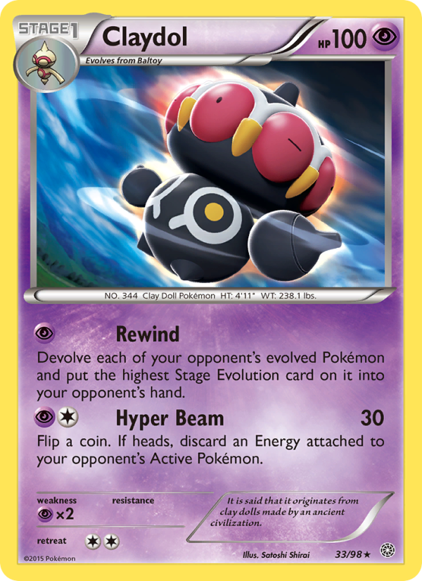 Claydol - Pokémon TCG Card