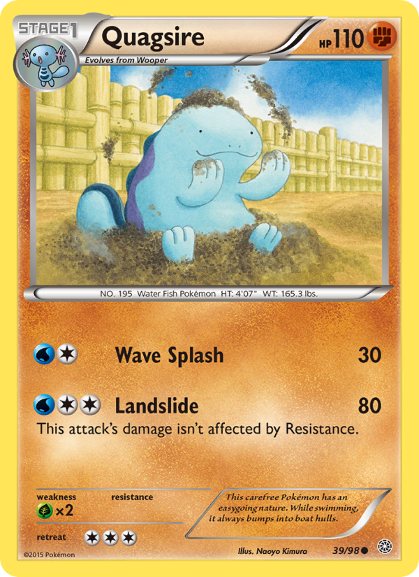 Quagsire - Pokémon TCG Card
